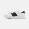 Emporio Armani Zar - Trainers - White/Black -Total Wear Store cdb4c14354b64ea88b3cf5ec7b14f81f