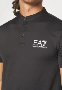 EA7 Emporio Armani Tennis Pro Serafino - Sports T-Shirt - Black -Total Wear Store ce00c96397004ed68d64026c00cf71da