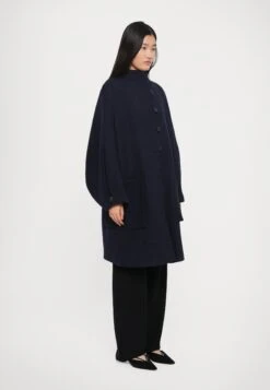 Emporio Armani COAT - Classic Coat - Blue Fonce/dark Grey -Total Wear Store cec6f8411481410f92b74f00f50d3828