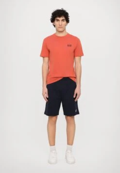 EA7 Emporio Armani TRAIN CORE TEE - Basic T-shirt - Ginger Spice -Total Wear Store cee4c092780d44dc8d2980fa4897cde1