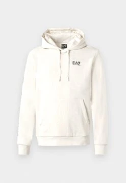 EA7 Emporio Armani TRAIN LOGO SERIES HOODIE EXTENDED - Hoodie - Black/gold Coloured -Total Wear Store cfcaef4d695c4564b864a85521c434a9 2