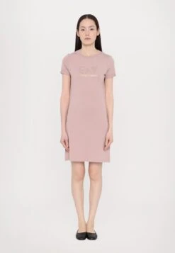 EA7 Emporio Armani DRESS - Jersey Dress - Fawn