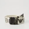 EA7 Emporio Armani TRAIN ALLOVER BELT UNISEX - Belt - Vanilla Ice/black -Total Wear Store d0651becc316497bb26032f409c28d16 1