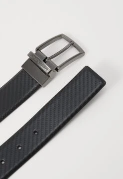 Emporio Armani TONGUE BELT - Belt - Nero/testa Di Moro -Total Wear Store d07c449255c547538601004154dcb986