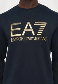 EA7 Emporio Armani TRAIN LOGO - Sweatshirt - Blue -Total Wear Store d13fd84c63744700bd90bf42c1f28e52