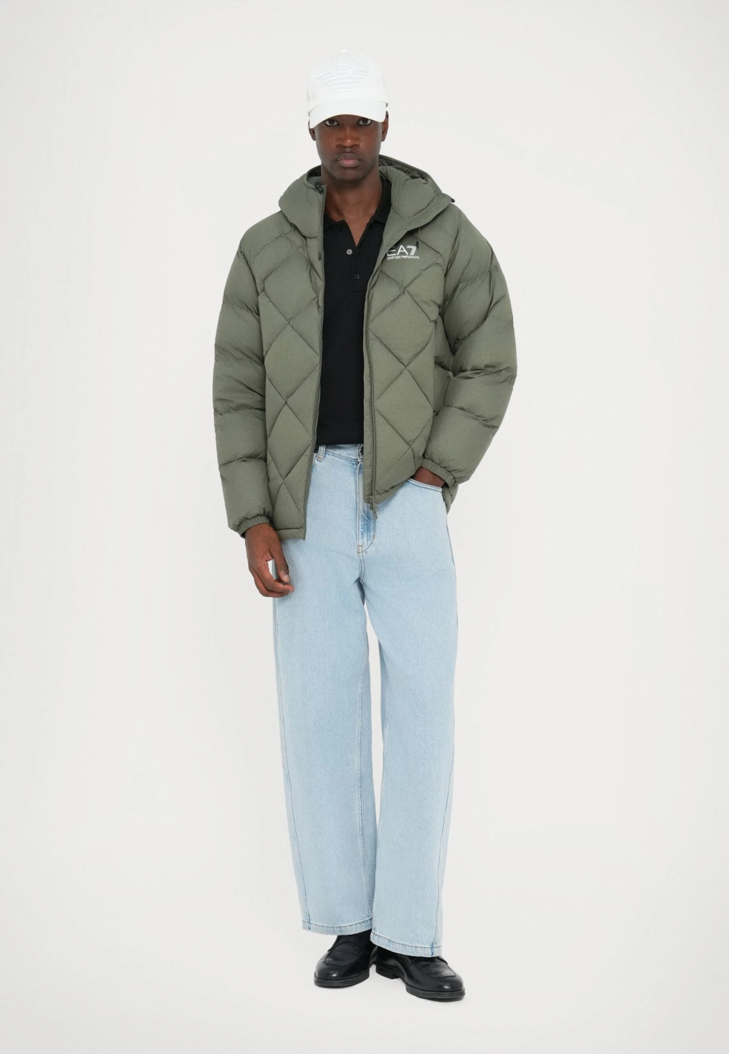 EA7 Emporio Armani MOUNTAIN QUILTED JACKET - Down Jacket - Beetle 4 EA7 Emporio Armani MOUNTAIN QUILTED JACKET - Down Jacket - Beetle - Image 2