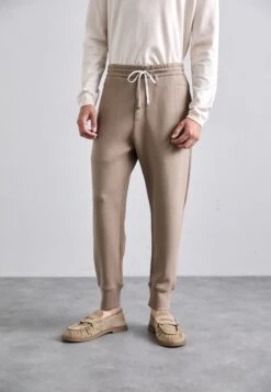 Emporio Armani TROUSER - Tracksuit Bottoms - Walnut