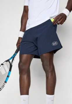 EA7 Emporio Armani TENNIS PRO SHORTS - Sports Shorts - Blue -Total Wear Store d2573bc6321c4280819966261b86958b