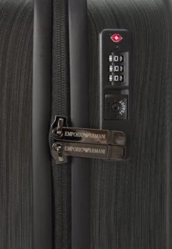 Emporio Armani Wheeled Suitcase - Gunmetal -Total Wear Store d2599b902770462f849980c3ebbeca9a