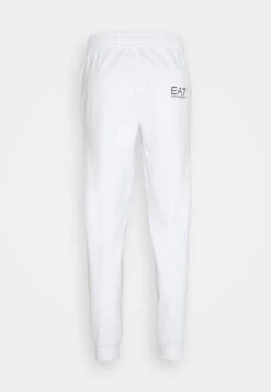 EA7 Emporio Armani Trouser - Tracksuit Bottoms - White/Black 19 EA7 Emporio Armani Trouser - Tracksuit Bottoms - White/Black -Total Wear Store d29576563e5945fcba1ffdf497f18d20