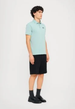 EA7 Emporio Armani TRAIN CORE - Polo Shirt - Blue Surf -Total Wear Store d2d7060a50de40799314db7c0c0f647c