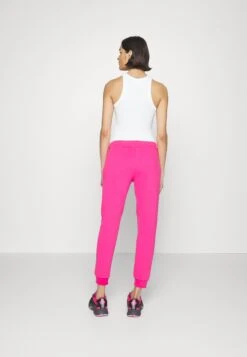 EA7 Emporio Armani Trouser - Tracksuit Bottoms - Pink/White -Total Wear Store d2e27984aa7448dd9395ac466f237332