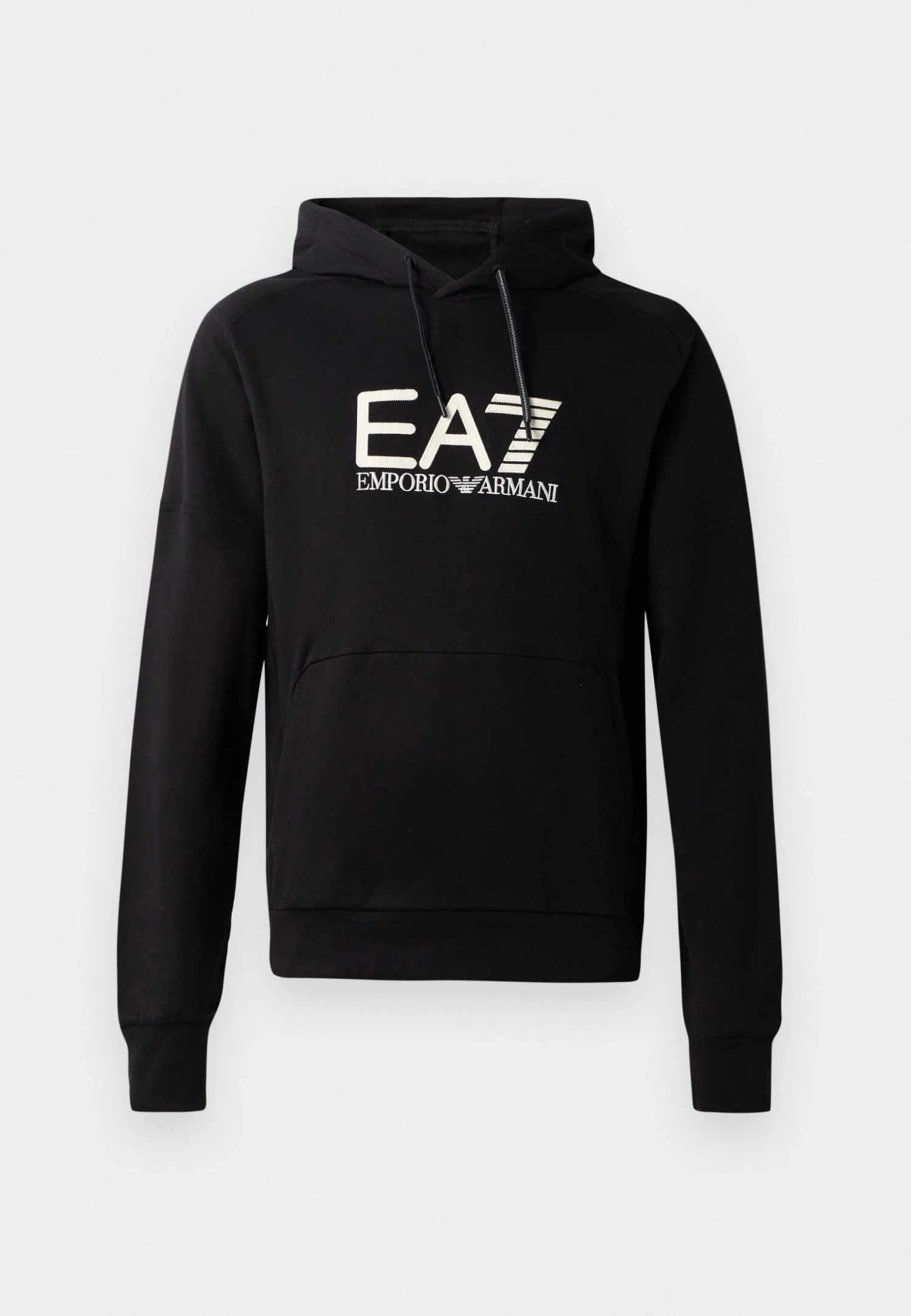 EA7 Emporio Armani TRAIN VISIBILITY HOODIE - Sweatshirt - Blue/cream 11 EA7 Emporio Armani TRAIN VISIBILITY HOODIE - Sweatshirt - Blue/cream - Image 9