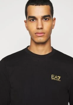EA7 Emporio Armani Sweatshirt - Black / Gold -Total Wear Store d3778a6de9e1491a9f0d2ef626dd81c8
