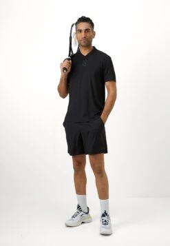 EA7 Emporio Armani TENNIS PRO SERAFINO - Polo Shirt - Black -Total Wear Store d45ccbdc7a24494cb9c9978557ee7cc2