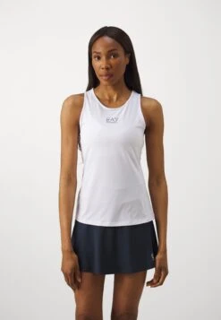 EA7 Emporio Armani TENNIS PRO CLASSIC TANK - Top - White -Total Wear Store d481aa3fe964416a9e66d8b855e1a5c3