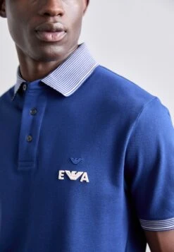 Emporio Armani Polo Shirt - Estate Blue -Total Wear Store d49695aee78e41c5a9c281f2dded6a79