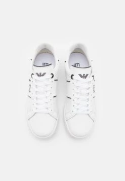 EA7 Emporio Armani Classic Unisex - Trainers - White/Black -Total Wear Store d4b651114f884745bee5863b83cdb1a2