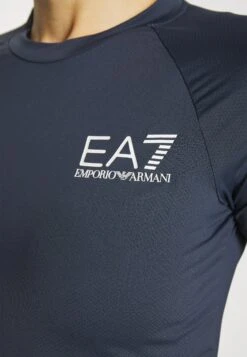 EA7 Emporio Armani Print T-Shirt - Navy Blue -Total Wear Store d51eb3db2c464258b3a1154ebf5a8c9d