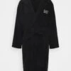 Emporio Armani Sea World Core Bathrobe - Dressing Gown - Nero -Total Wear Store d5277da83b22462a870dbc88240d203c