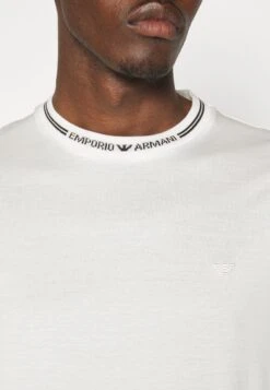Emporio Armani Basic T-Shirt - White Neck -Total Wear Store d5ce3bbd78b04782b3da196dff936ef8
