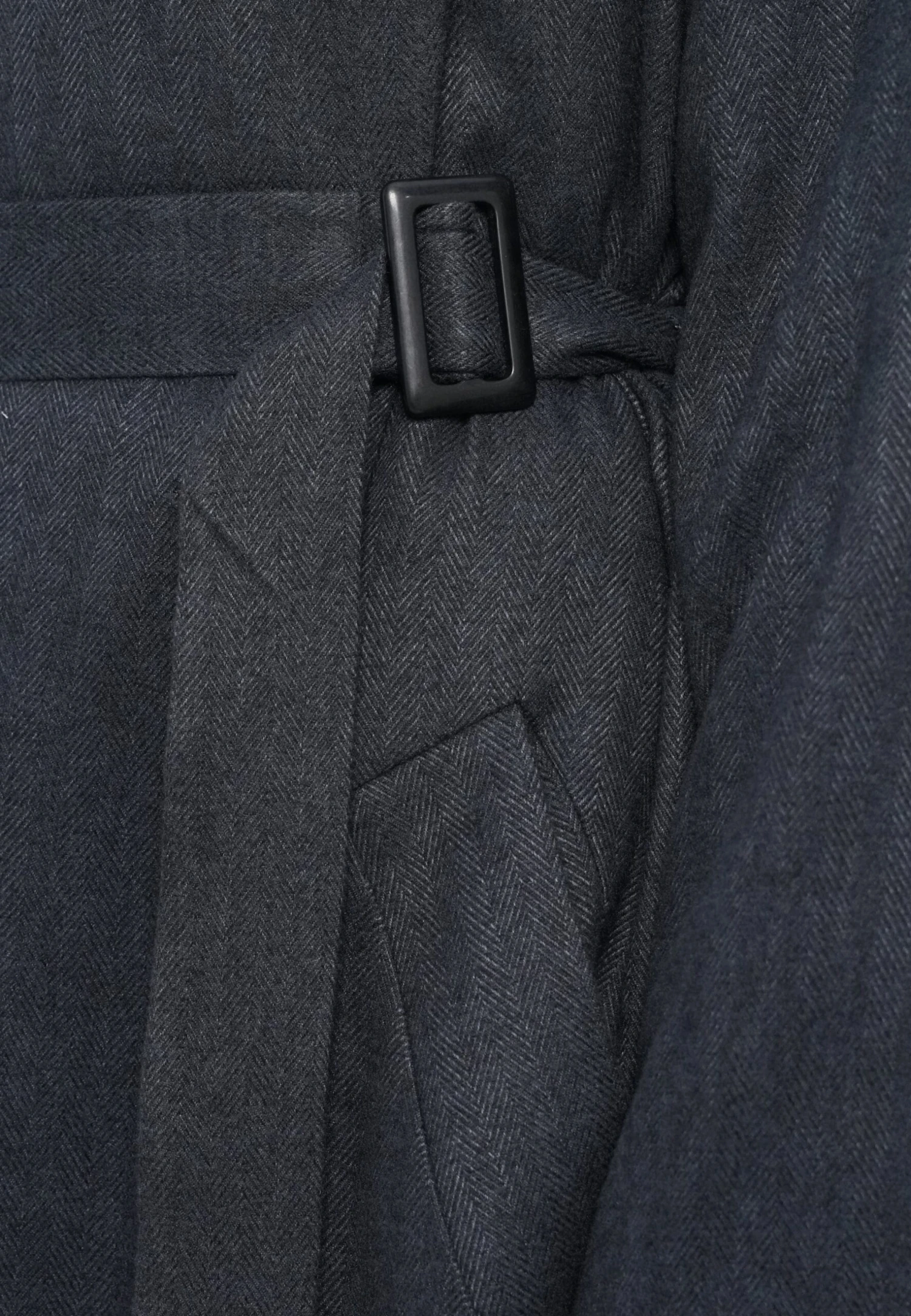 Emporio Armani COAT - Classic Coat - Blu Grigio Melange 9 Emporio Armani COAT - Classic Coat - Blu Grigio Melange - Image 7