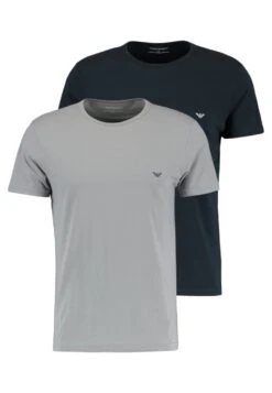 Emporio Armani Crew Neck 2 Pack - Undershirt - Gray/Navy Blue -Total Wear Store d5dab002642d47628f58b259df6985a0