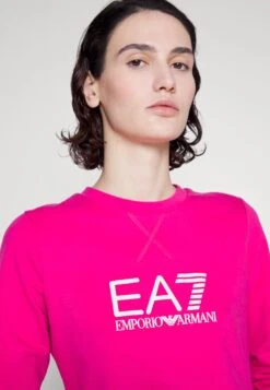 EA7 Emporio Armani Sweatshirt - Pink/White -Total Wear Store d633607508464a3987cc1de42af8a0a3