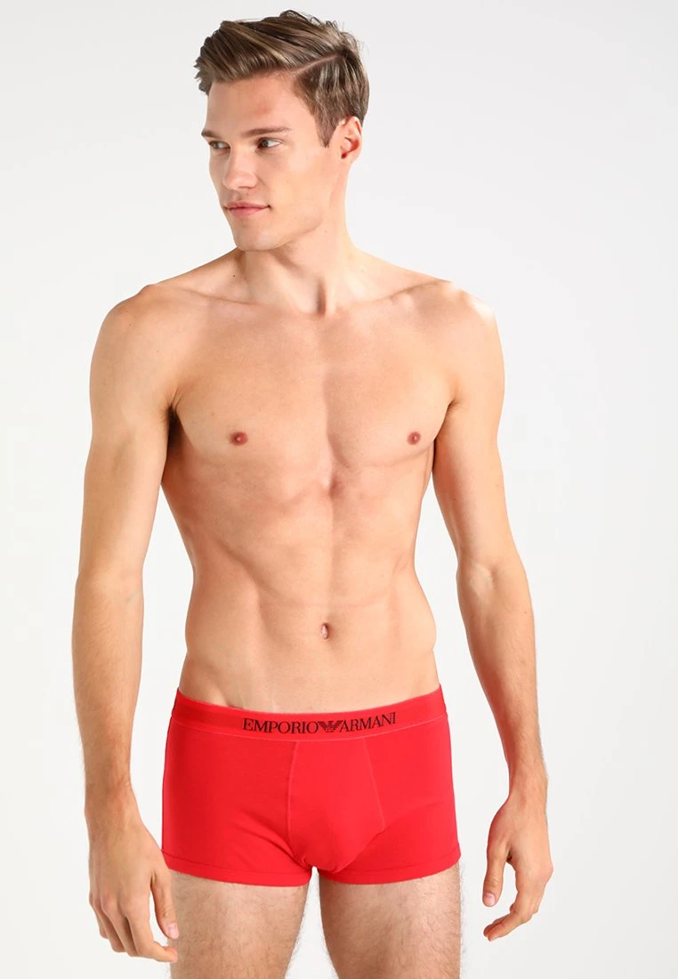 Emporio Armani Trunk 3 Pack - Pants - White/Red/Black 6 Emporio Armani Trunk 3 Pack - Pants - White/Red/Black - Image 4