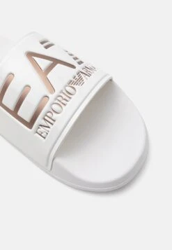 EA7 Emporio Armani UNISEX - Pool Slides - White/rose -Total Wear Store d644521cd8e04adda3cf7daeecdc0b65