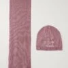 EA7 Emporio Armani HAT AND SCARF SET - Scarf - Pink