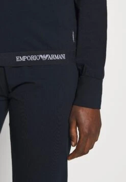 Emporio Armani Jacket And Pants With Cuffs Set - Pyjama Set - Blu Navy -Total Wear Store d6928de262664295a9765d5b4bd4aa6a