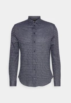 Emporio Armani Camicia - Shirt - Blue -Total Wear Store d69629e6e2b74099a02d11e7ca4675da