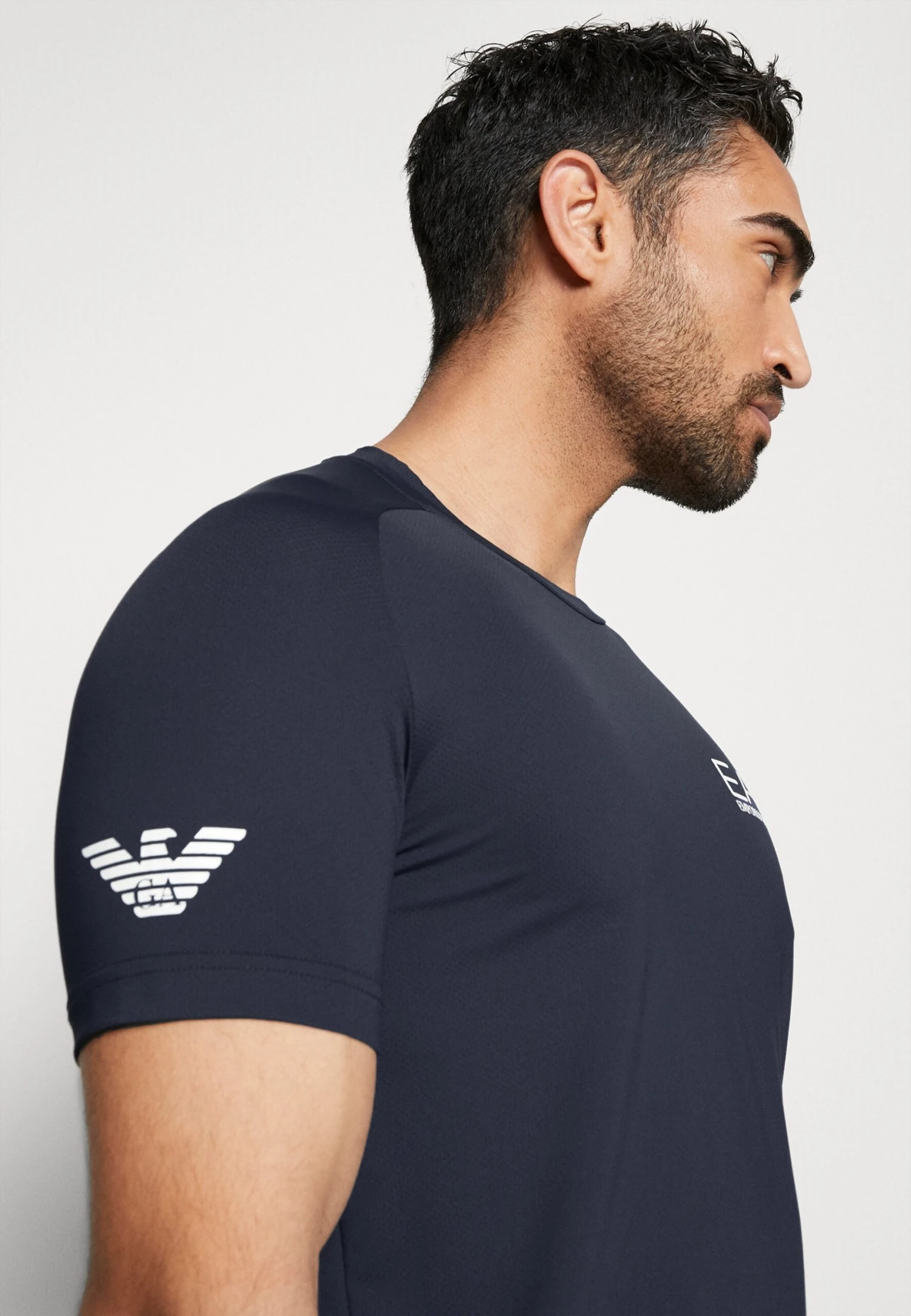 EA7 Emporio Armani Tennis Pro Tee - Basic T-Shirt - Navy Blue 7 EA7 Emporio Armani Tennis Pro Tee - Basic T-Shirt - Navy Blue - Image 5