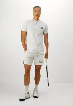 EA7 Emporio Armani MULTI SHORTS - Sports Shorts - White -Total Wear Store d6cee16c5f594f8c8ec7ff7825d92b9d