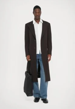 Emporio Armani Classic Coat - Meteorite -Total Wear Store d717b12287c948bf8f21373b4dbe4d4f