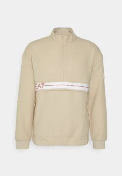 EA7 Emporio Armani Tennis Club Light - Long Sleeved Top - Oxford Tan -Total Wear Store d79f97939aca4d529ae5e6222efd44bc