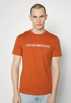 Emporio Armani Print T-Shirt - Red -Total Wear Store d7a031c2ad344e1b8022f97975bc200a