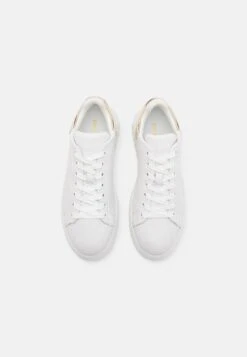 Emporio Armani Trainers - White/Light Gold -Total Wear Store d7d38f47761e4e0988e6e627786316fc