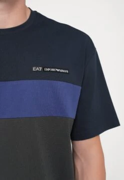 EA7 Emporio Armani TRAIN ATHLETIC TEE - Print T-shirt - Armani Blue -Total Wear Store d8040c193d0644c3a68f963769e50e5f