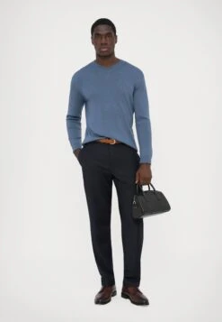 Emporio Armani Trousers - Blu Navy -Total Wear Store d81f8c6300d64d06b23eda2122f6e45f