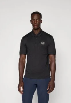 EA7 Emporio Armani GOLF PRO - Polo Shirt - Black