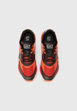 EA7 Emporio Armani ACE RUNNER 2 UNISEX - Trainers - Black/molten Lava/flame -Total Wear Store d914d8c8520f45e482173e75b2cada7c