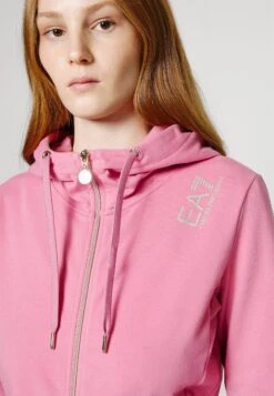 EA7 Emporio Armani Hoodie - Pink/Gold -Total Wear Store d943bbe493dd467a9c46d9e812752c47