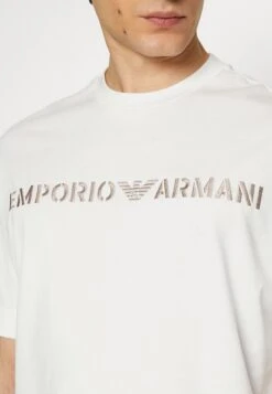 Emporio Armani Print T-Shirt - Bianco Caldo 11 Emporio Armani Print T-Shirt - Bianco Caldo -Total Wear Store d9be56c5143548baa717fbea7e19f53c