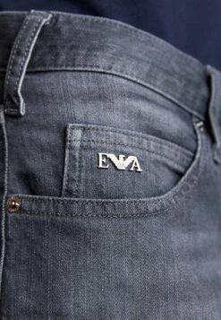 Emporio Armani POCKETS PANT - Straight Leg Jeans - Medium Grey Denim -Total Wear Store da2c3773fd144b7eafda0aaba64e41f7