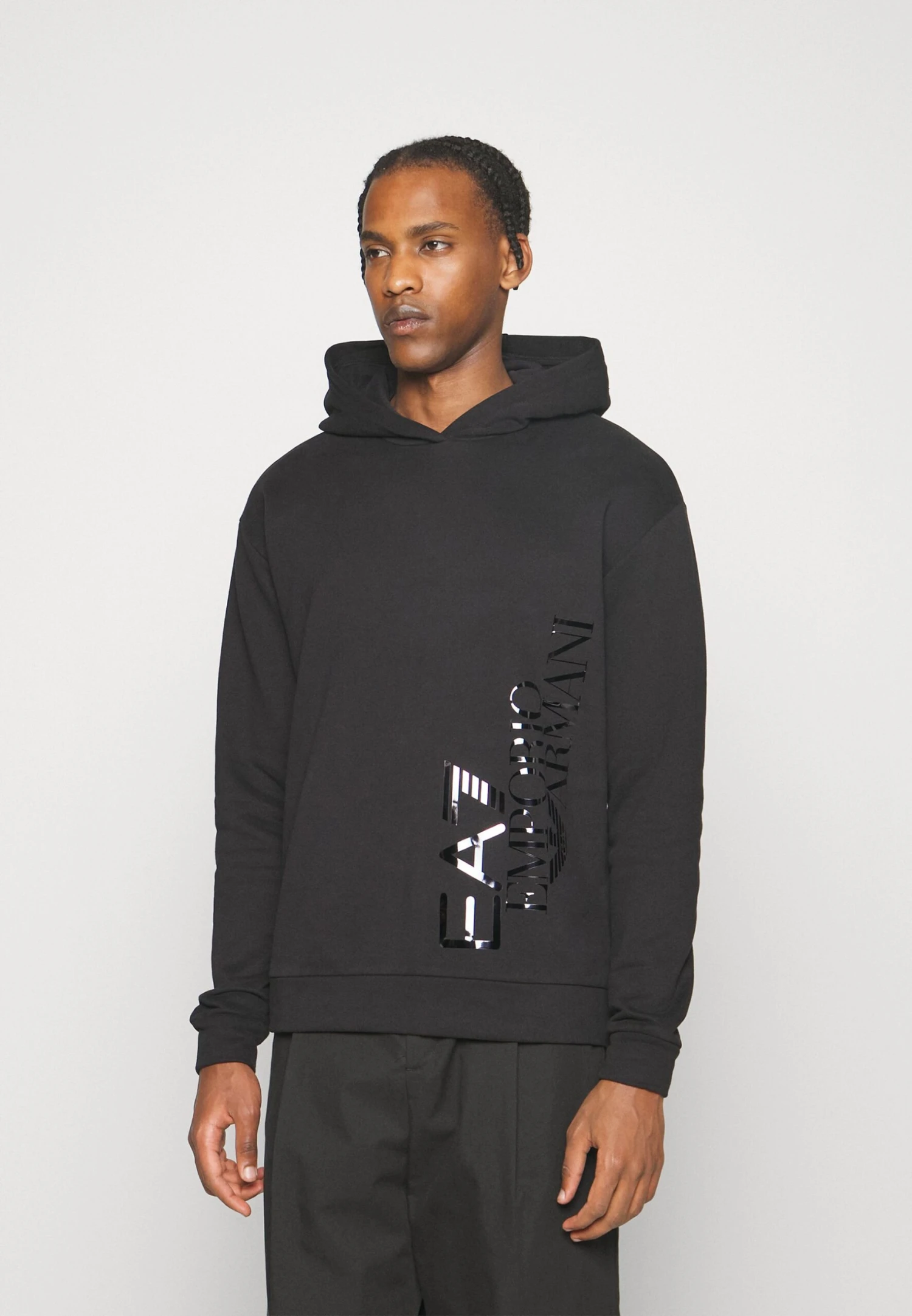EA7 Emporio Armani Hoodie - Black 3 EA7 Emporio Armani Hoodie - Black
