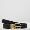 Emporio Armani Tongue Reversible Logo - Belt - Nero -Total Wear Store db29613c0fe54b34aeb05753b392977f