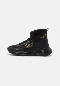 EA7 Emporio Armani 7.0 MAN UNISEX - High-top Trainers - Black/gold