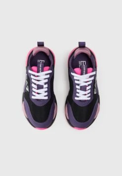 EA7 Emporio Armani UNISEX - Trainers - Black/grape/dusty Orchid/pink Glo 14 EA7 Emporio Armani UNISEX - Trainers - Black/grape/dusty Orchid/pink Glo -Total Wear Store db599dbf65dd4d1e93b7495307ea6069